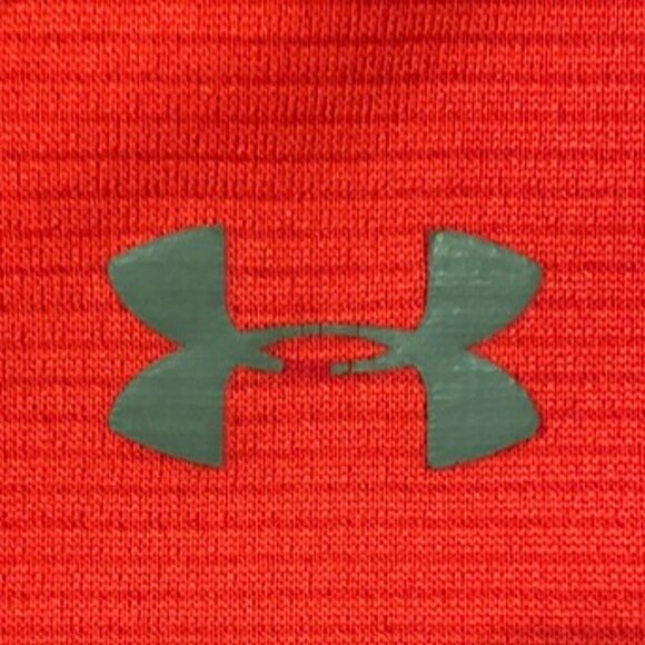 Under Armour Red Loose Fit Polo Size Medium - Picture 3 of 4